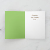 Birthday Hunny Bunny, Cute Rabbit Kaart (Binnen)