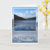 Birthday Husband, Inveraray, Schotland Kaart (Gele Bloem)