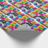 Birthday Husky Cadeaupapier (Hoek)