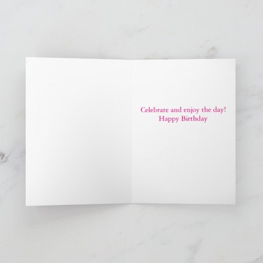 Birthday Ice Cream Cone Drie Scoops I Kaart (Binnen)