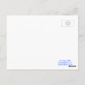 BIRTHDAY IN Fabulous Las Vegas Briefkaart BLUE (Achterkant)