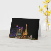 BIRTHDAY in Fabulous Las Vegas Kaart (Gele Bloem)