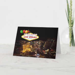 BIRTHDAY in Fabulous Las Vegas Kaart