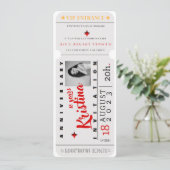 BIRTHDAY-INVITATIE AANKONDIGING (Staand voorkant)