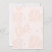 BIRTHDAY-INVITATIE - CAKE EN CANDLE KAART (Achterkant)