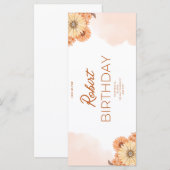 Birthday invitation (Voorkant / Achterkant)