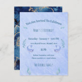 Birthday Invitation (10,8 x 14,2 cm) - Ocean Theme Briefkaart (Voorkant / Achterkant)