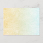 Birthday Invitation (10,8 x 14,2 cm) - Rabbit Briefkaart (Achterkant)