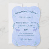 Birthday Invitation (12,7 x 17,8 cm) - Ocean Theme Kaart (Voorkant)