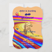 Birthday Invitation Aquarius 01/20-2/18 Kaart (Voorkant)