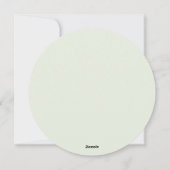 Birthday Invitation Card Feestdagenkaart (Achterkant)