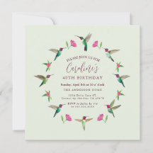 Birthday Invitation Card