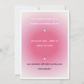 birthday invitation Card Kaart (Voorkant)