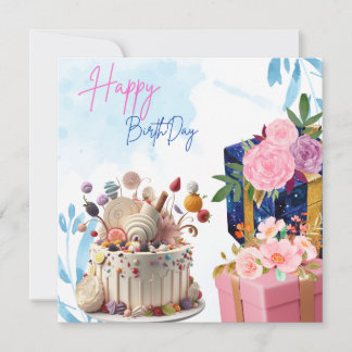 Birthday Invitation Card Save The Date