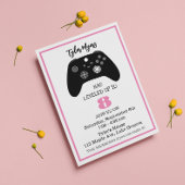 Birthday Invitation for Gamer Kaart
