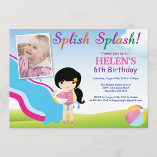 Birthday Invitation Girl Kaart