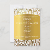 Birthday Invitation Golden Python Skin Vip Kaart (Voorkant)