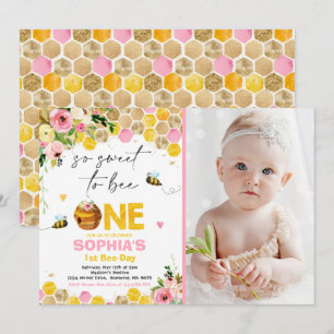 Birthday Invitation Honey Bee Birthday Party Kaart
