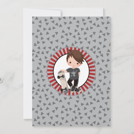 Birthday Invitation Kaart (Achterkant)