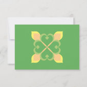 Birthday Invitation Lucky One Party Bedankkaart (Achterkant)