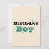 Birthday Invitation Postcards Design Kaart (Achterkant)