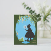 Birthday Invitation - Princess & Frog Kaart (Staand voorkant)