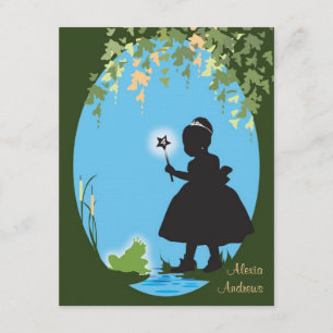 Birthday Invitation - Princess & Frog Kaart
