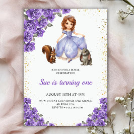 Birthday invitation with a fairy-tale theme kaart