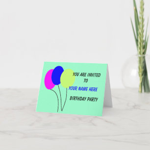 Birthday Invite