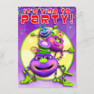 Birthday Invite-Itsy Bitsy Spiers (GiggleBellies) Kaart