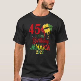 Birthday Jamaica Girl 30th 50th Party Outfit Match T-shirt