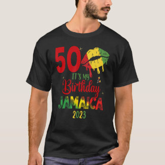 Birthday Jamaica Girl 30th Party Outfit Match T-shirt