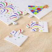Birthday Jigzaag Puzzle Legpuzzel (Zijkant)