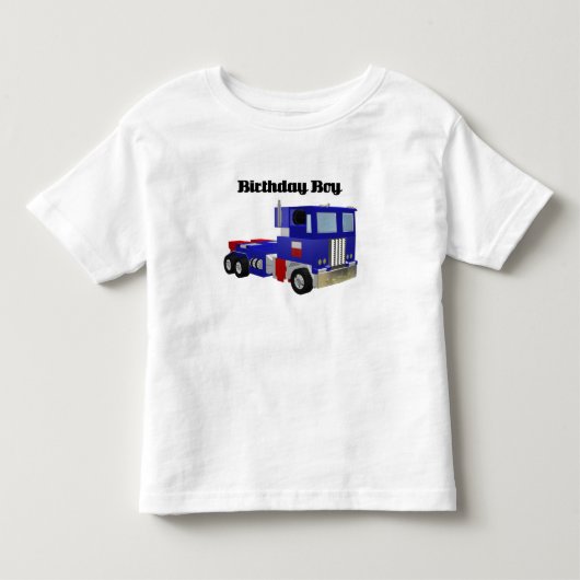 Birthday jongen kinder shirts (Voorkant)