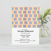 Birthday-kaarsregenboog Kaart (Staand voorkant)