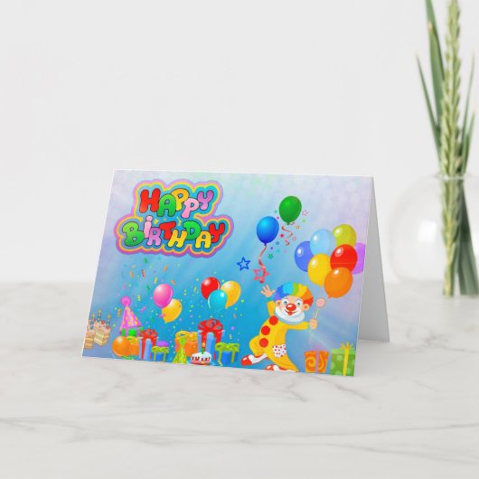 Birthday Kaart (Voorkant)