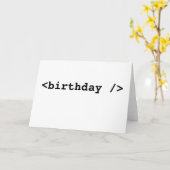 <birthday /> kaart (Gele Bloem)