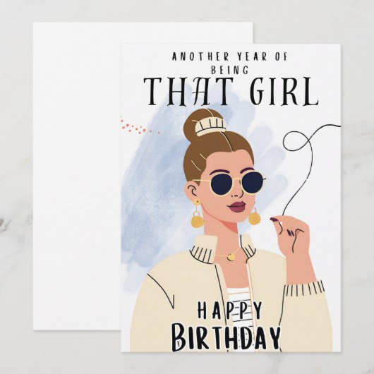 Birthday Kaart (Voorkant / Achterkant)