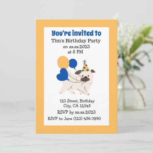 Birthday Kaart (Staand voorkant)