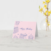 Birthday Kaart (Gele Bloem)