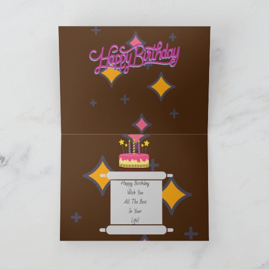 Birthday Kaart (Binnen)