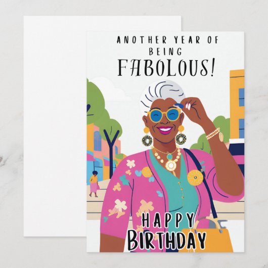 Birthday Kaart (Voorkant / Achterkant)