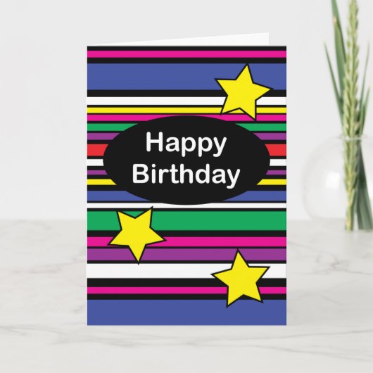 Birthday Kaart (Voorkant)