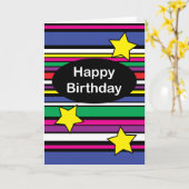 Birthday Kaart (Gele Bloem)