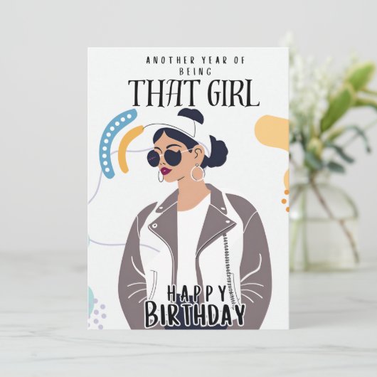 Birthday Kaart (Staand voorkant)