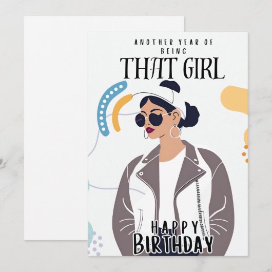 Birthday Kaart (Voorkant / Achterkant)