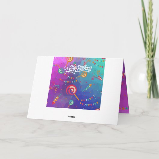 Birthday Kaart (Achterkant)