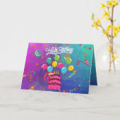 Birthday Kaart (Gele Bloem)