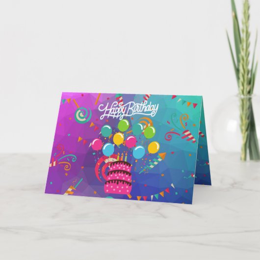 Birthday Kaart (Voorkant)