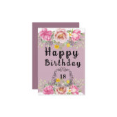 Birthday Kaart (Voorkant / Achterkant in situ)